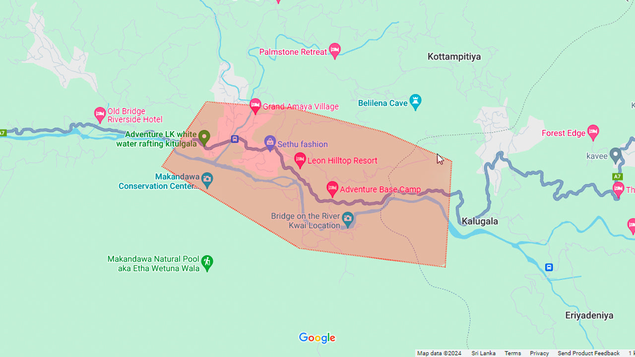 Kitulgala Accommodation Transfers