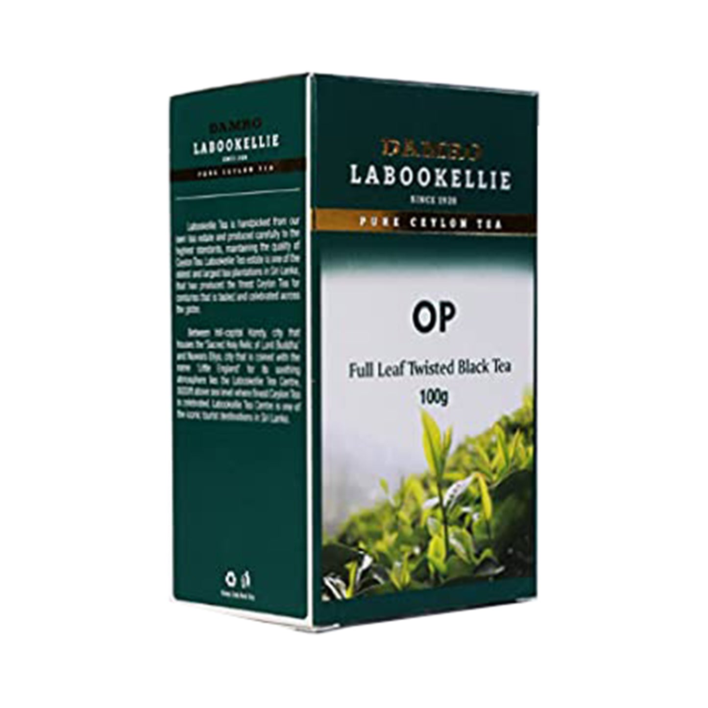 DG Labookellie OP Full Leaf Twisted Black Tea (100 g)