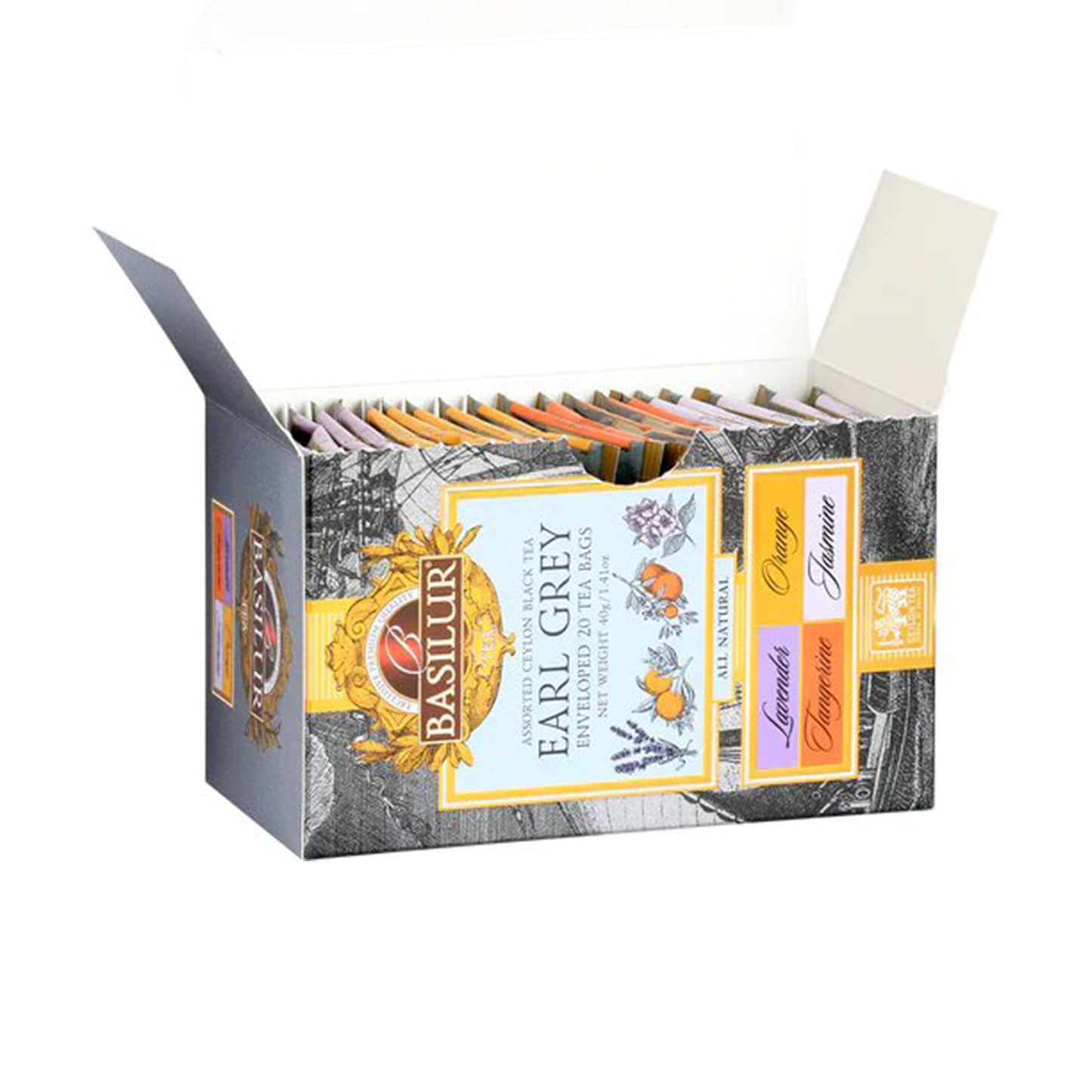 Basilur Earl Grey Collection (40 g) 20 theezakjes