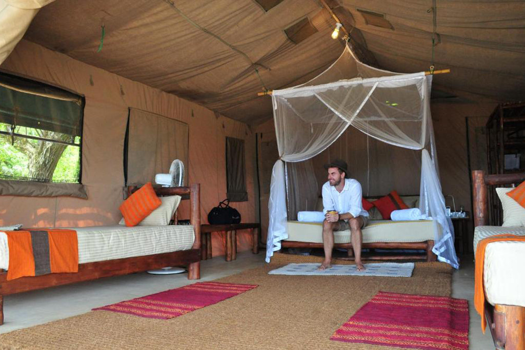 Achterkant van Beyond Dune Camp Yala, Yala