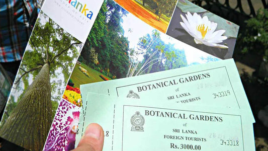 Toegangskaarten voor de botanische tuin Peradeniya