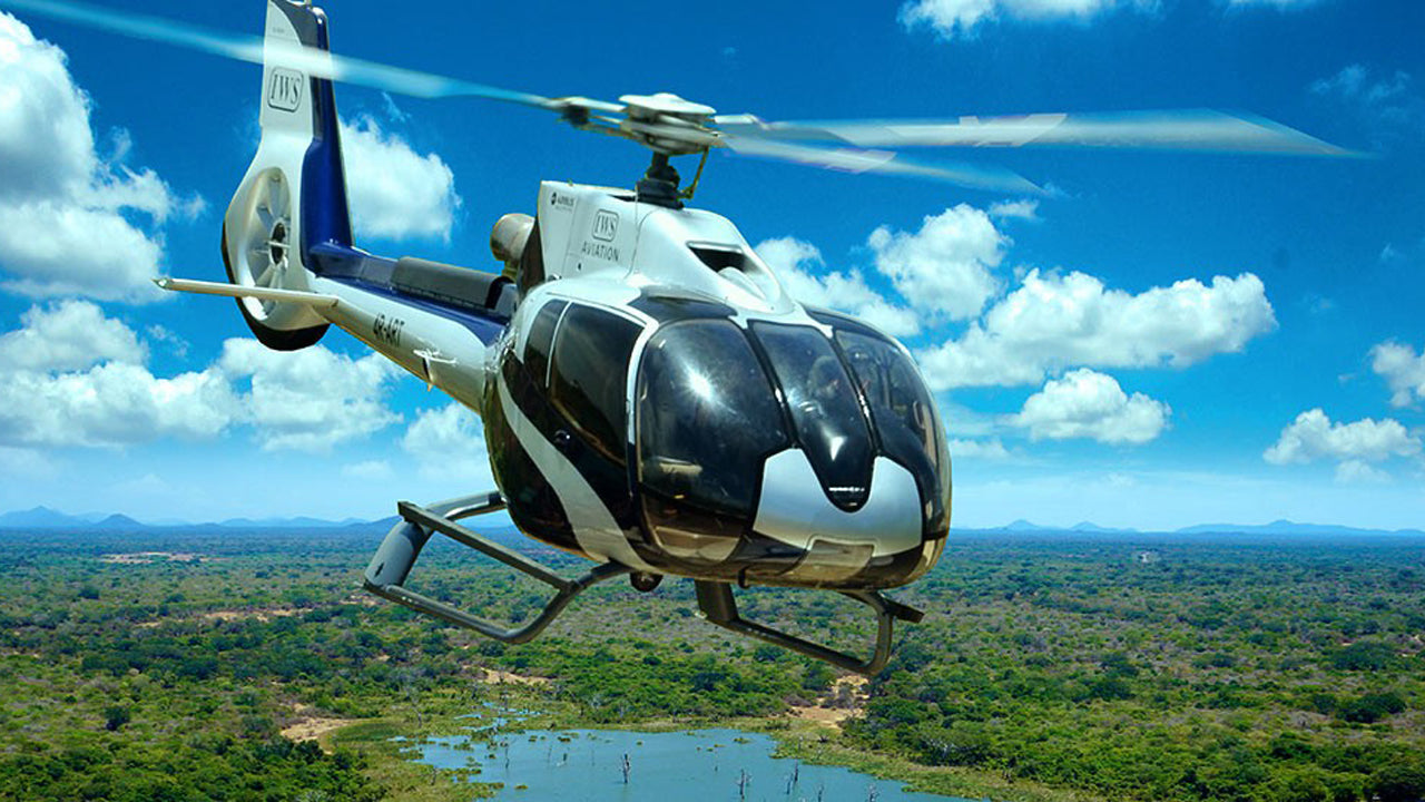 Helikoptertransfer tussen Ratmalana Airport (RML) en Sigiriya City