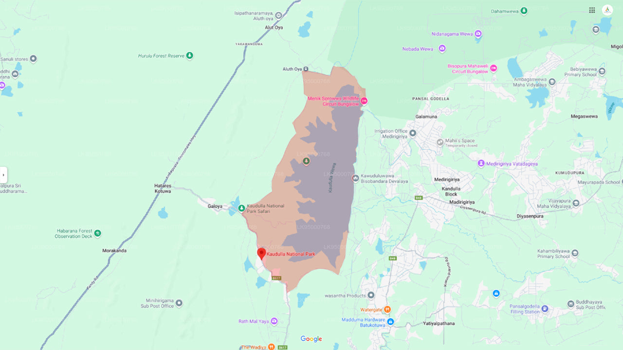 Entreetickets voor het Kaudulla National Park