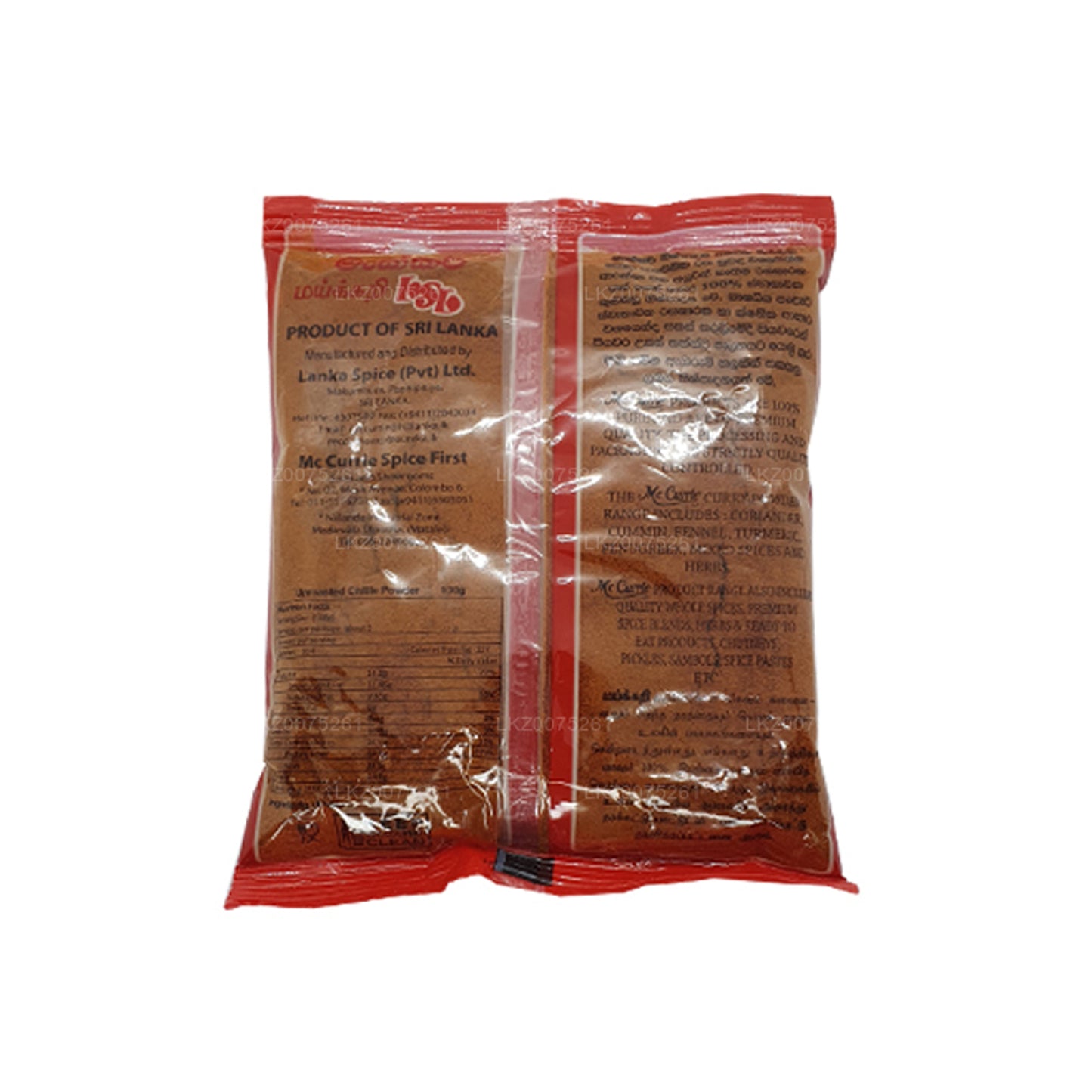 Mc Currie ongeroosterd chilipoeder (100 g)