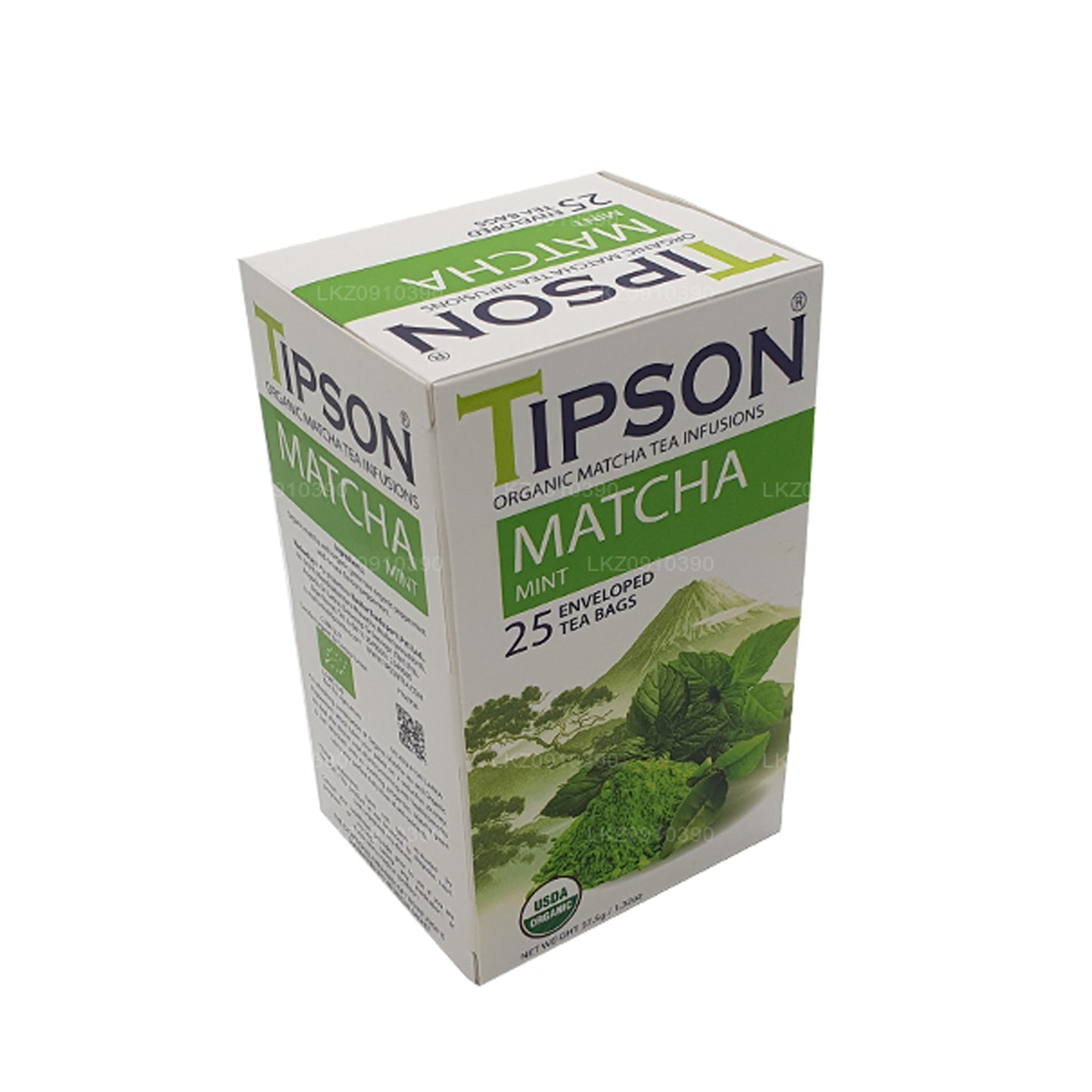 Tipson Tea biologische matcha en munt (37,5 g)