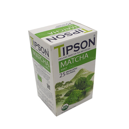 Tipson Tea biologische matcha en munt (37,5 g)