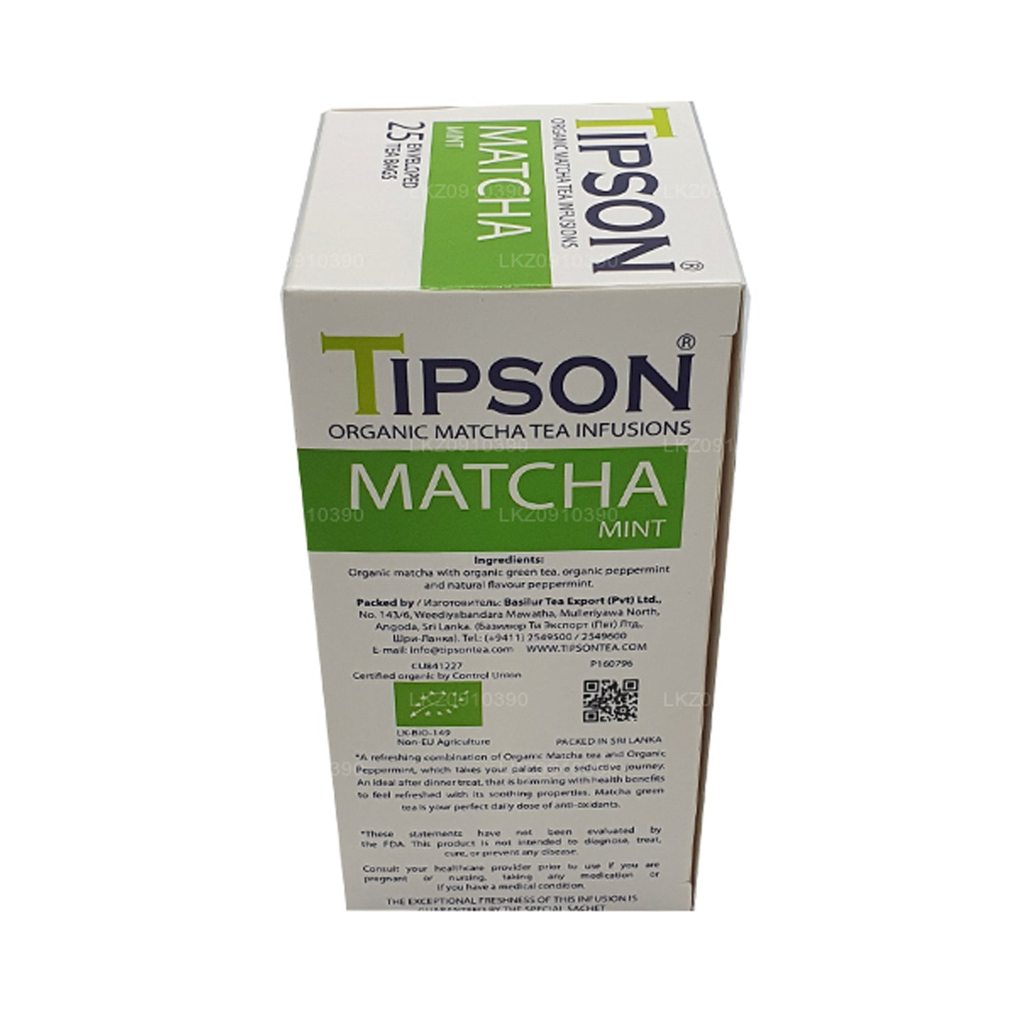 Tipson Tea biologische matcha en munt (37,5 g)