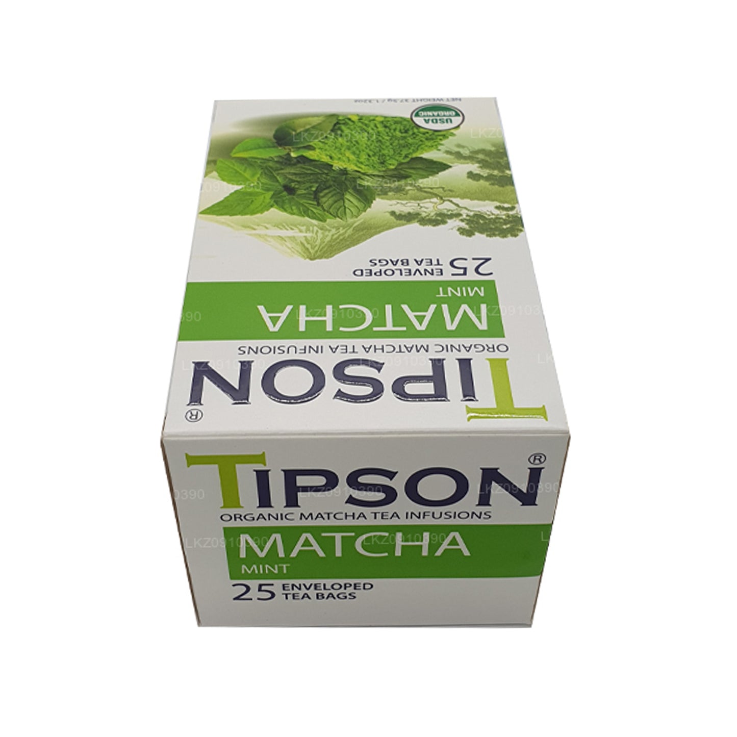 Tipson Tea biologische matcha en munt (37,5 g)