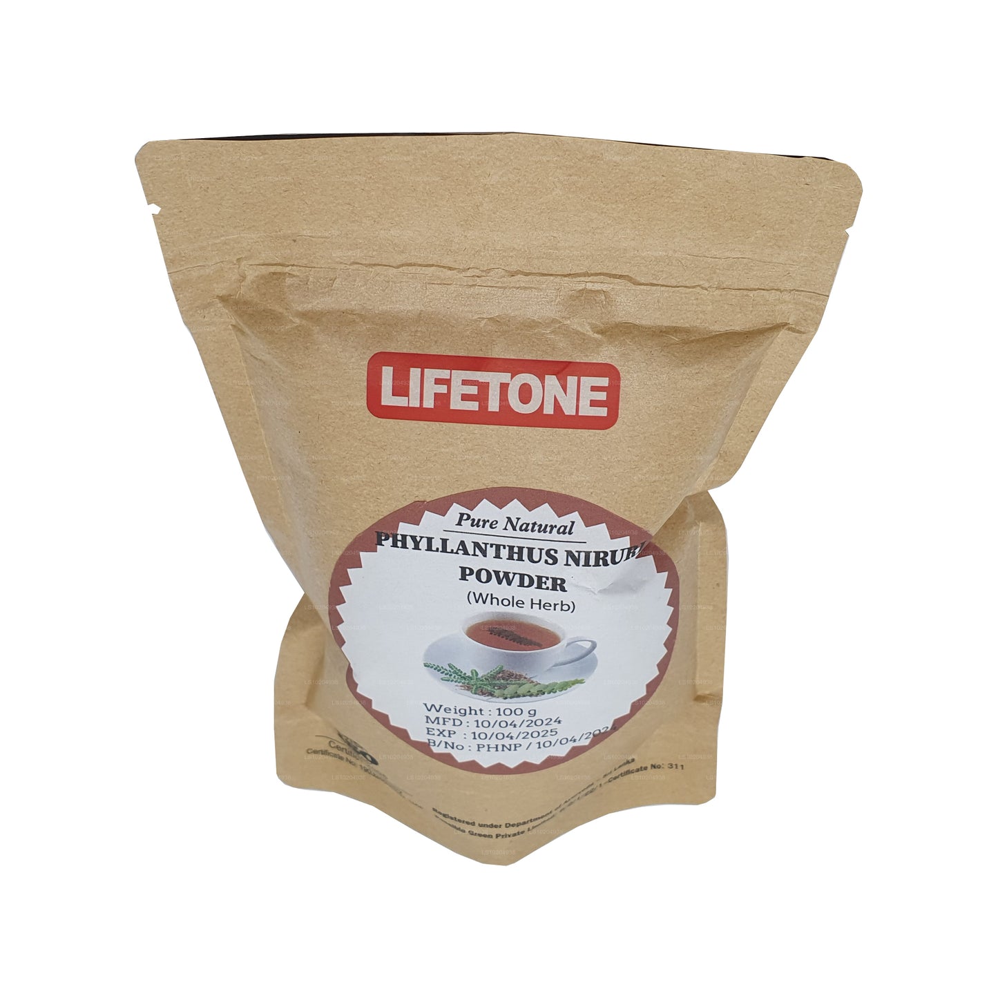 Lifetone Phylanthus Niruri-poeder (100 g)