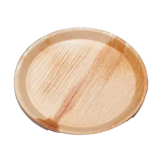 Handgemaakte ronde voedselborden van Areca Leaf