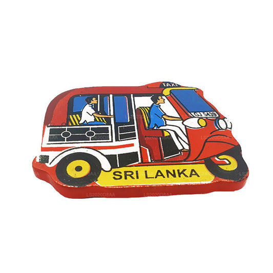 Sri Lankaanse rode tuktuk-koelkastmagneet