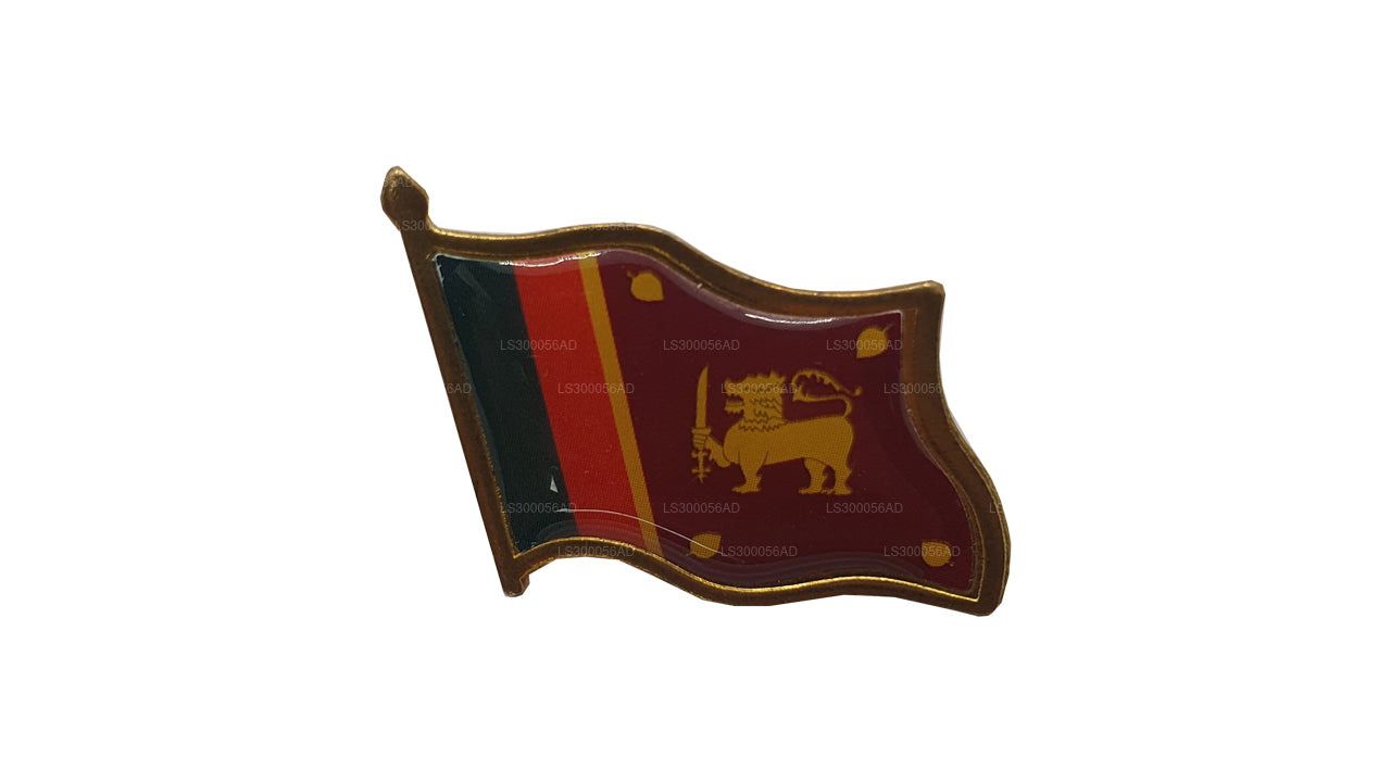 Sri Lankan National Flag Lapel Pin (Design C)