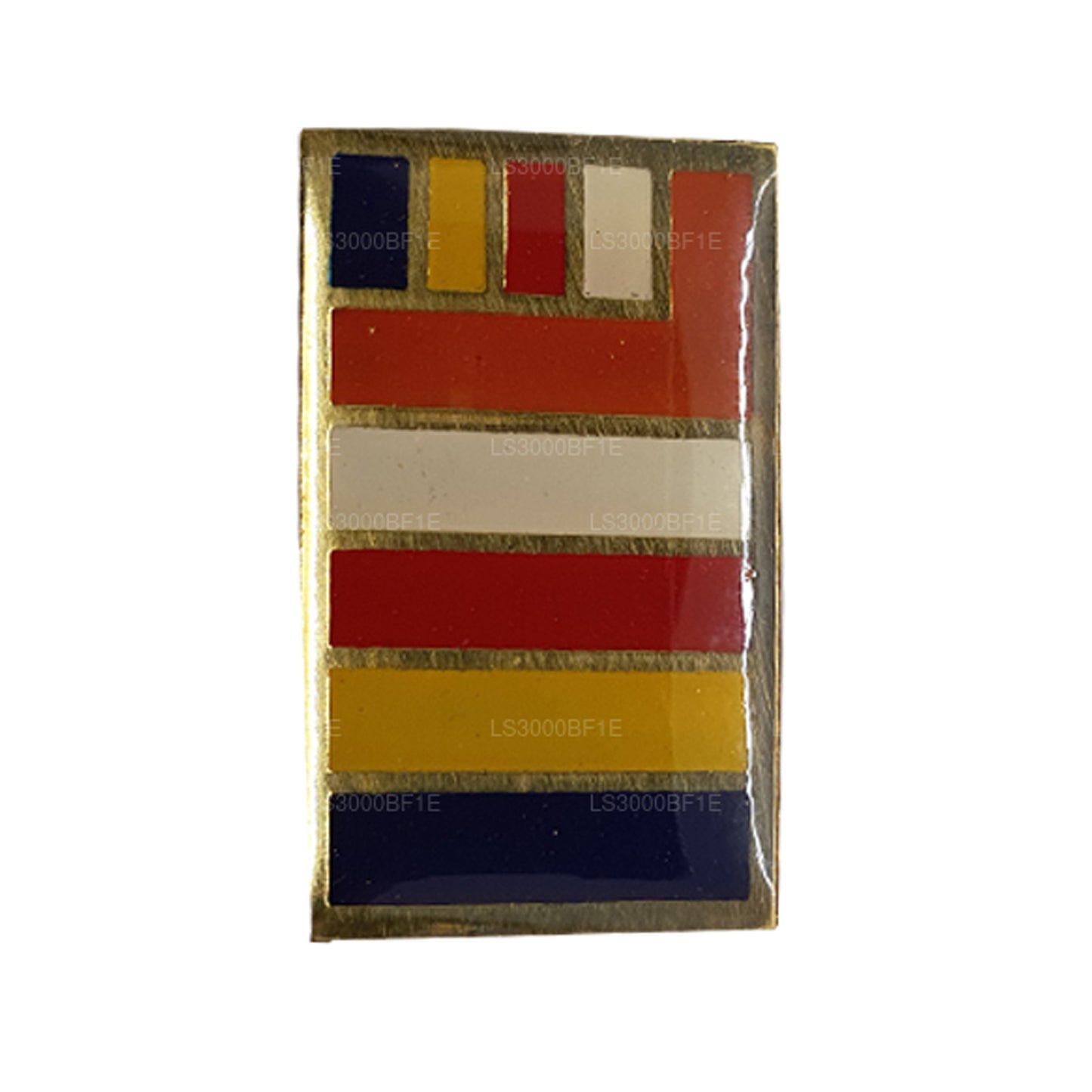 Sri Lankan Buddhist Flag Lapel Pin