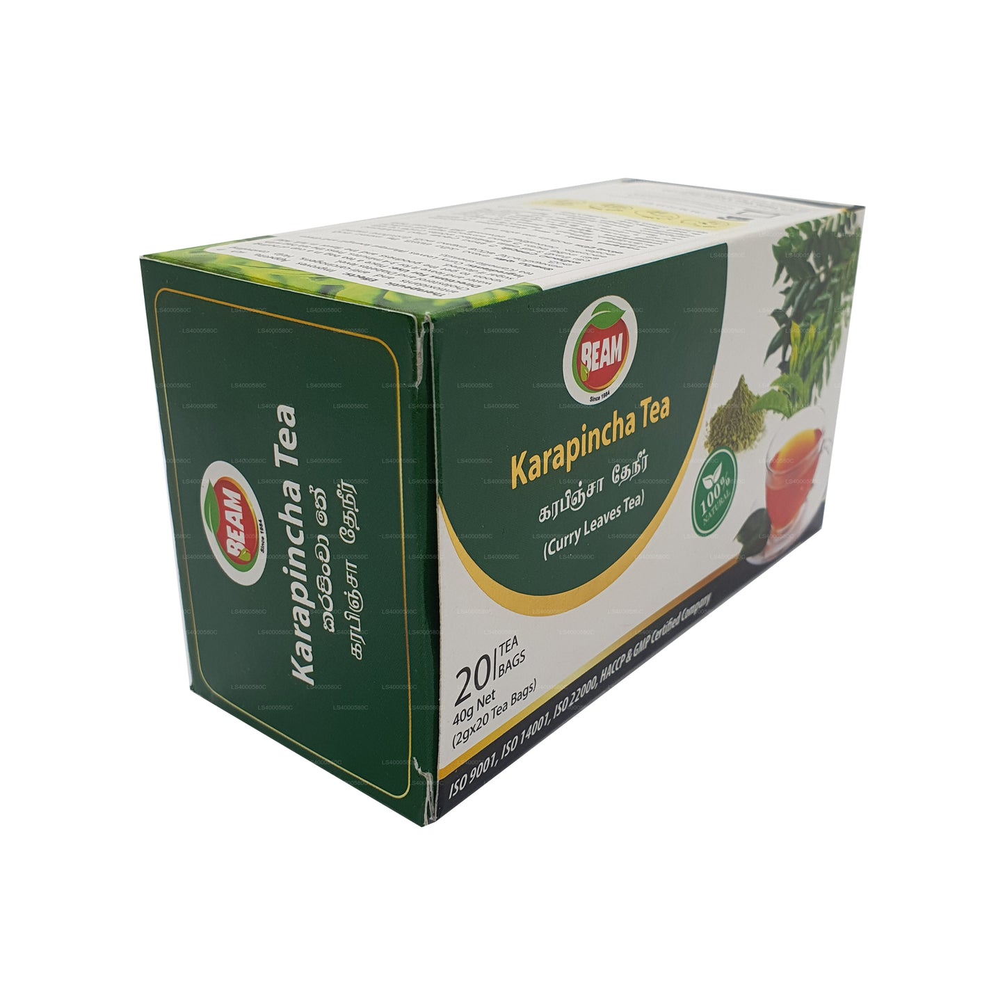 Beam Karapincha Thee (40 g) 20 theezakjes