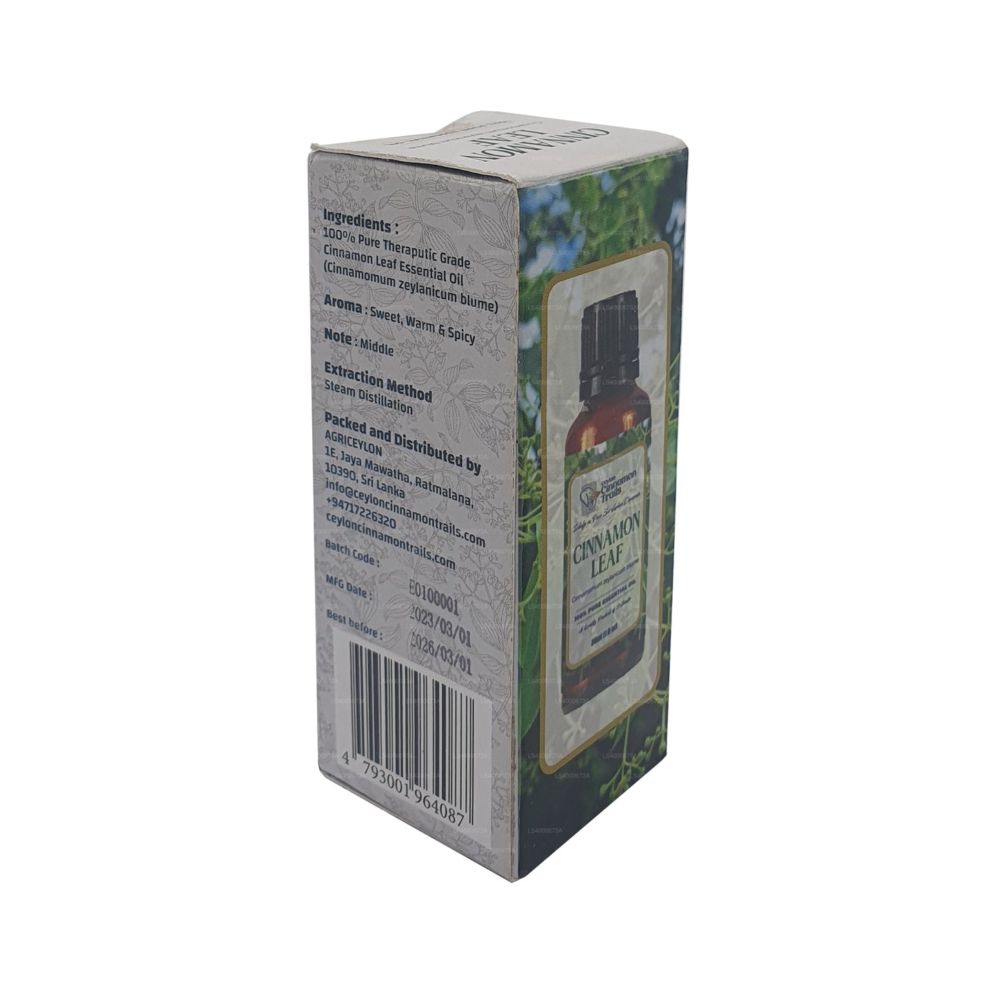 Ceylon Cinnamon Trails Cinnamon Leaf Essentials-olie (10 ml)