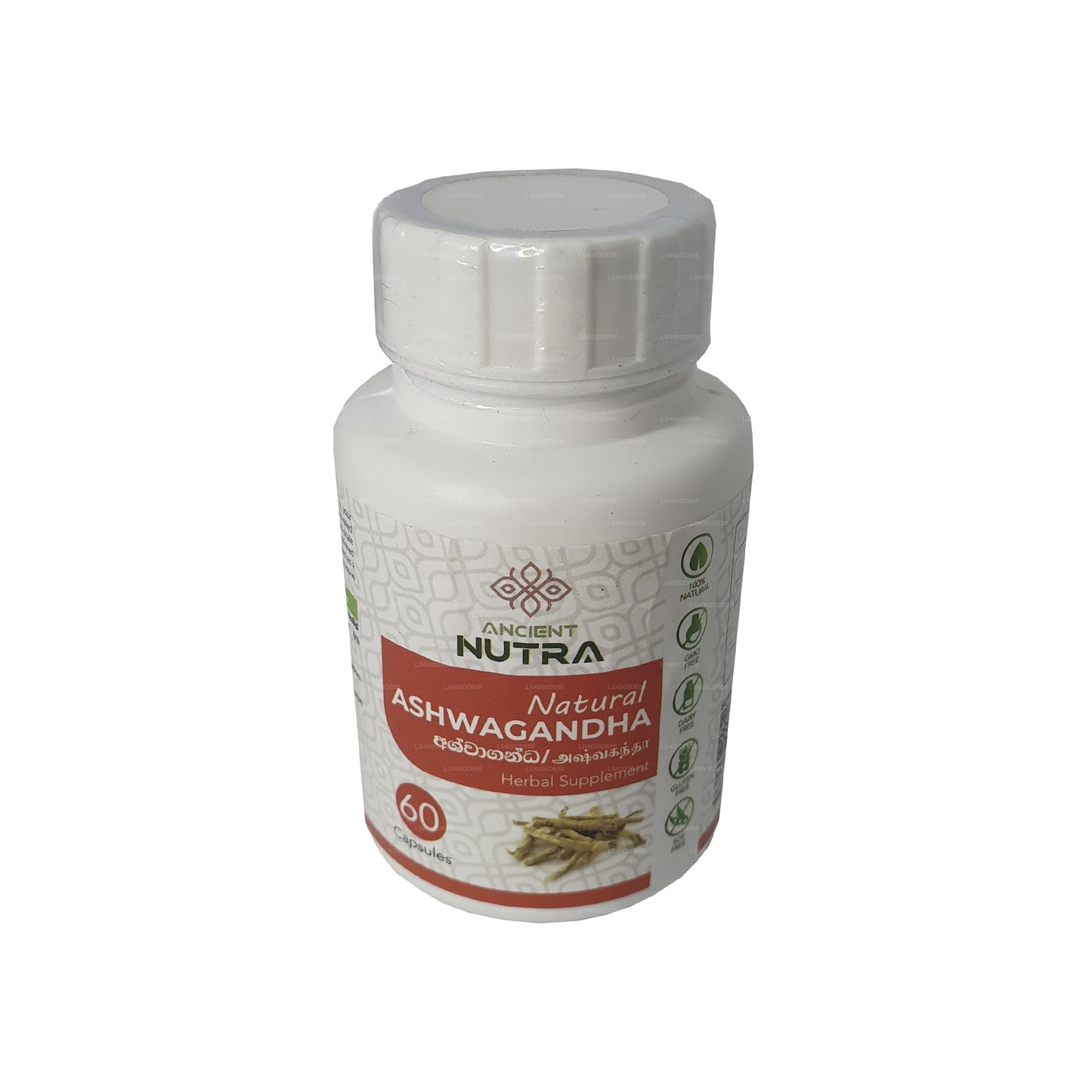 Ancient Nutraceuticals Natural Ashwagandha (60 caps)