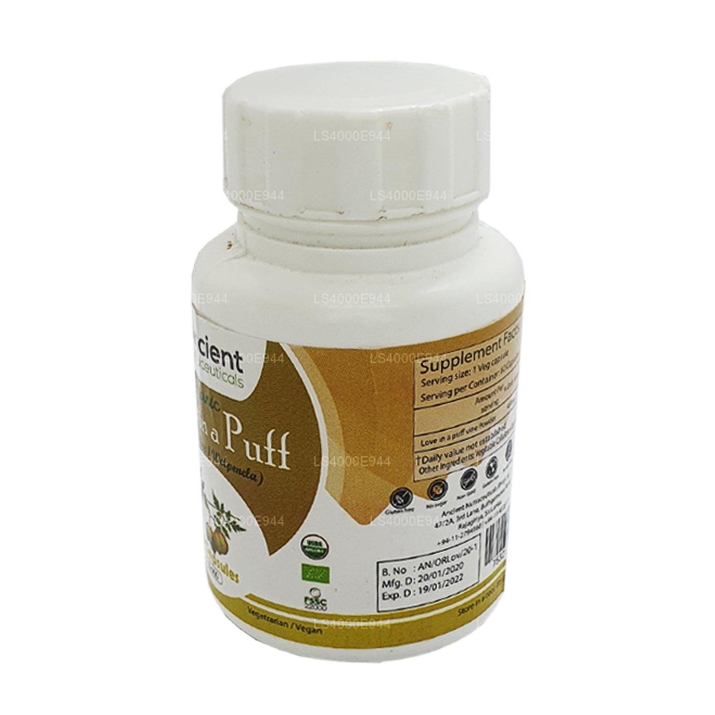 Oude nutraceutische producten Love in a Puff Caps (60 capsules)