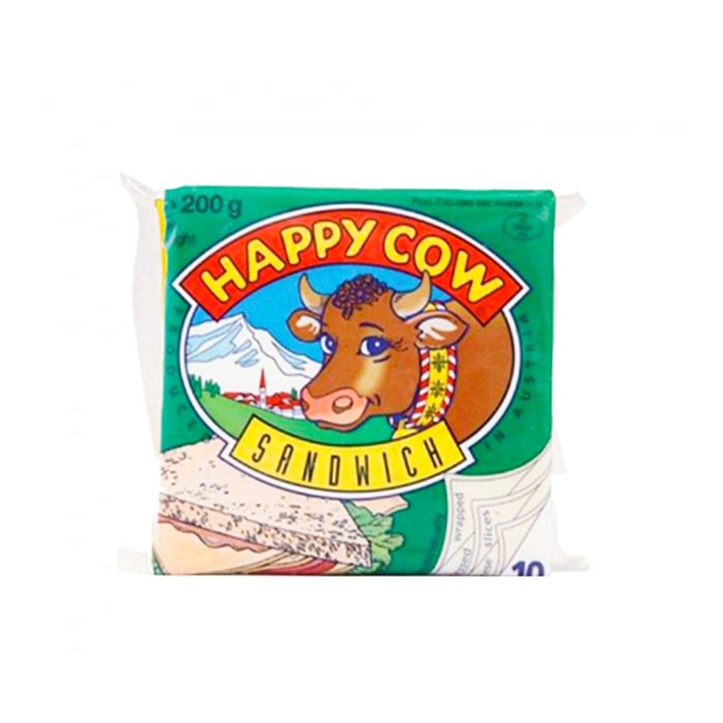 Sandwich met plakjes Happy Cow kaas (200 g)