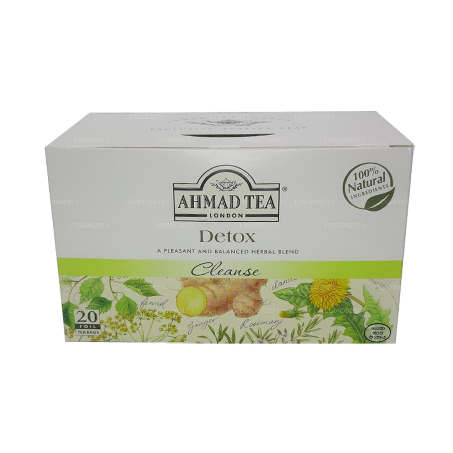 Ahmad Tea Detox Cleanse (20 theezakjes)