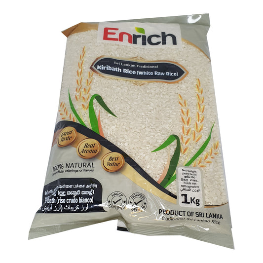 Enrich Kiribath (White Raw) Rice (1kg)