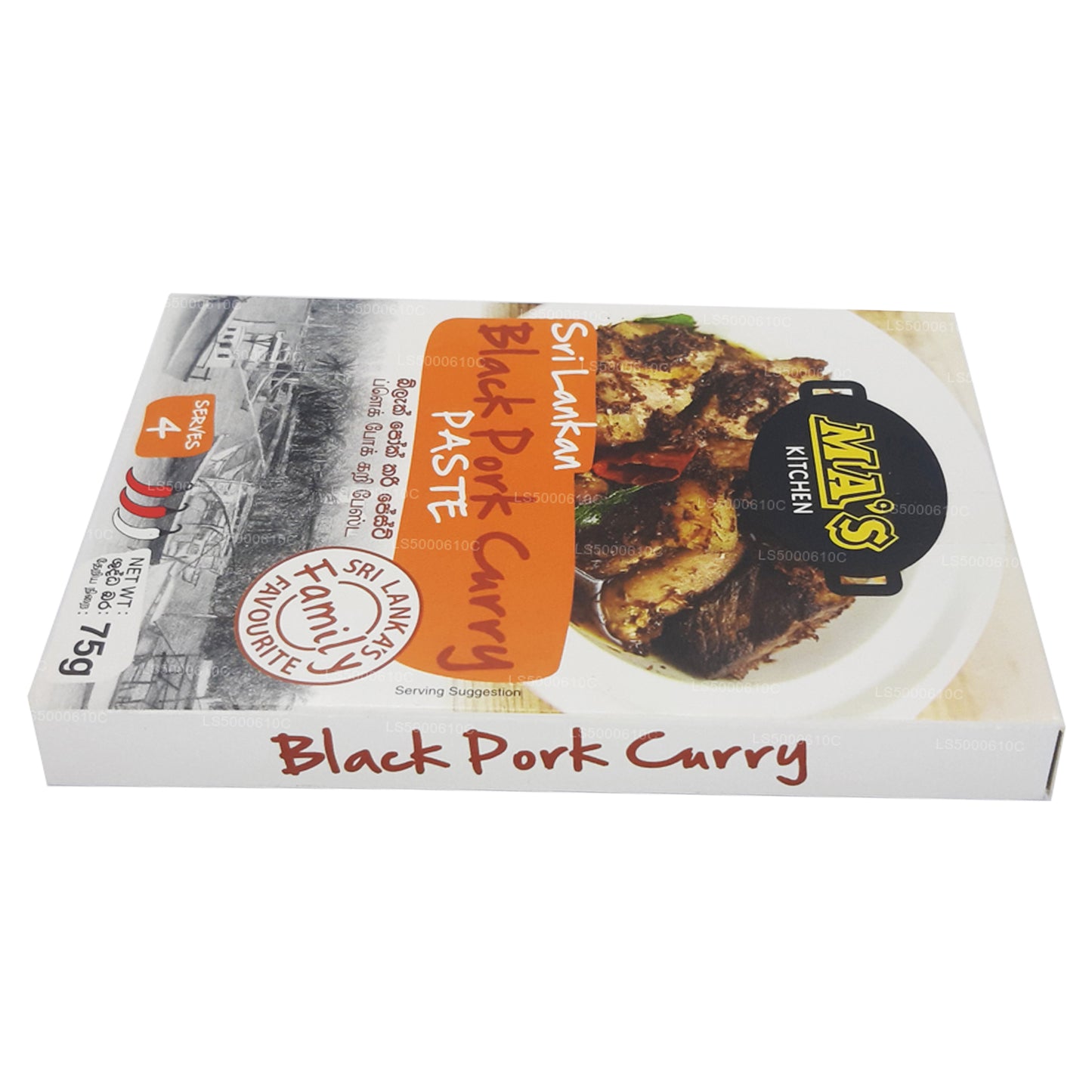 MA's Kitchen zwarte varkenscurry (75 g)
