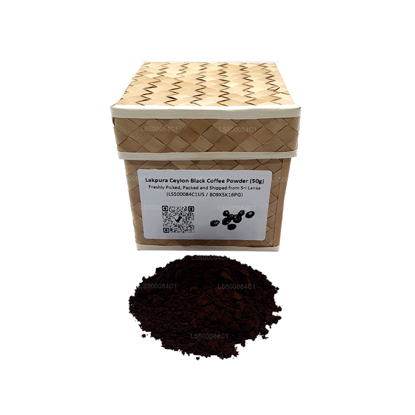 Lakpura Ceylon zwarte koffiepoeder (50 g)