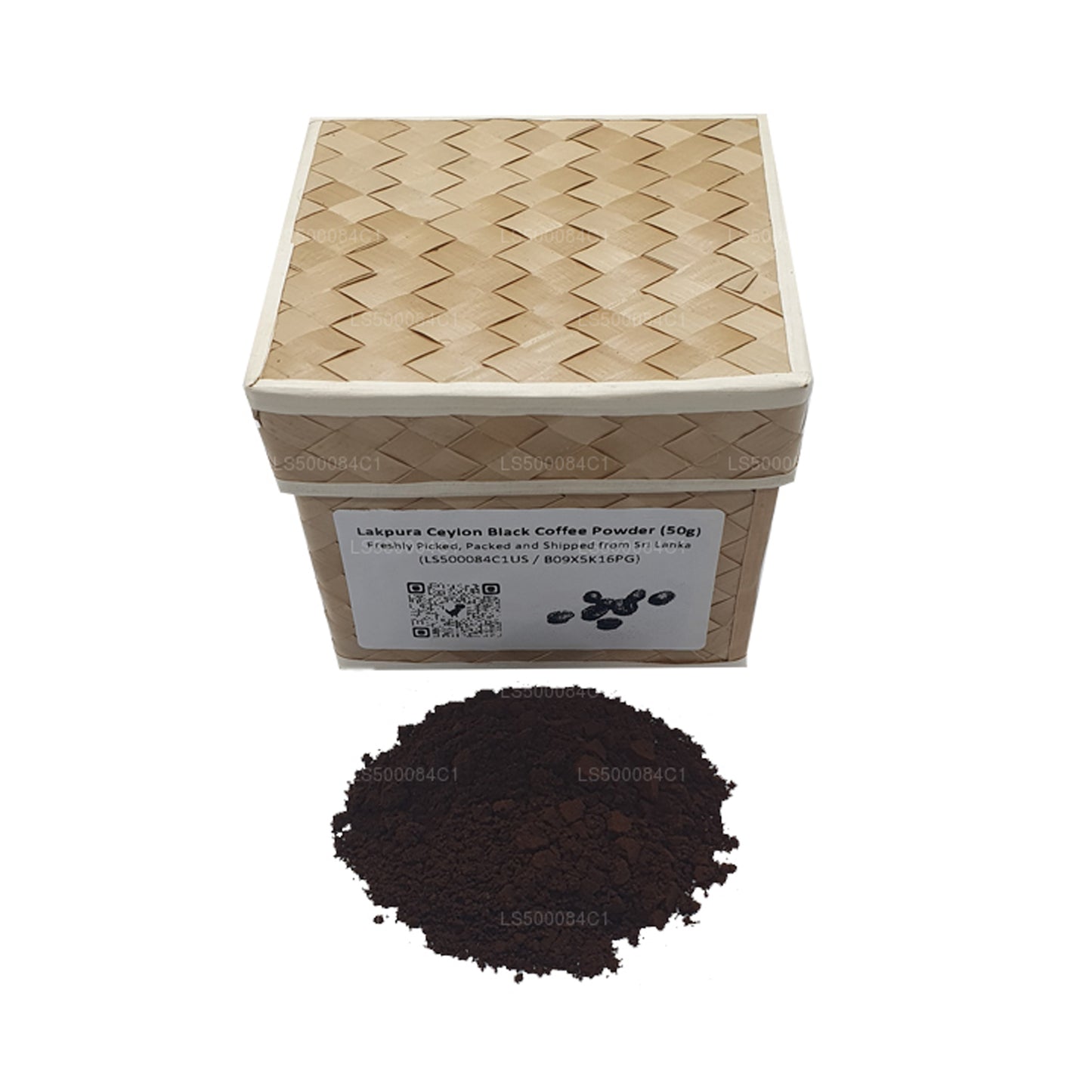 Lakpura Ceylon zwarte koffiepoeder (50 g)