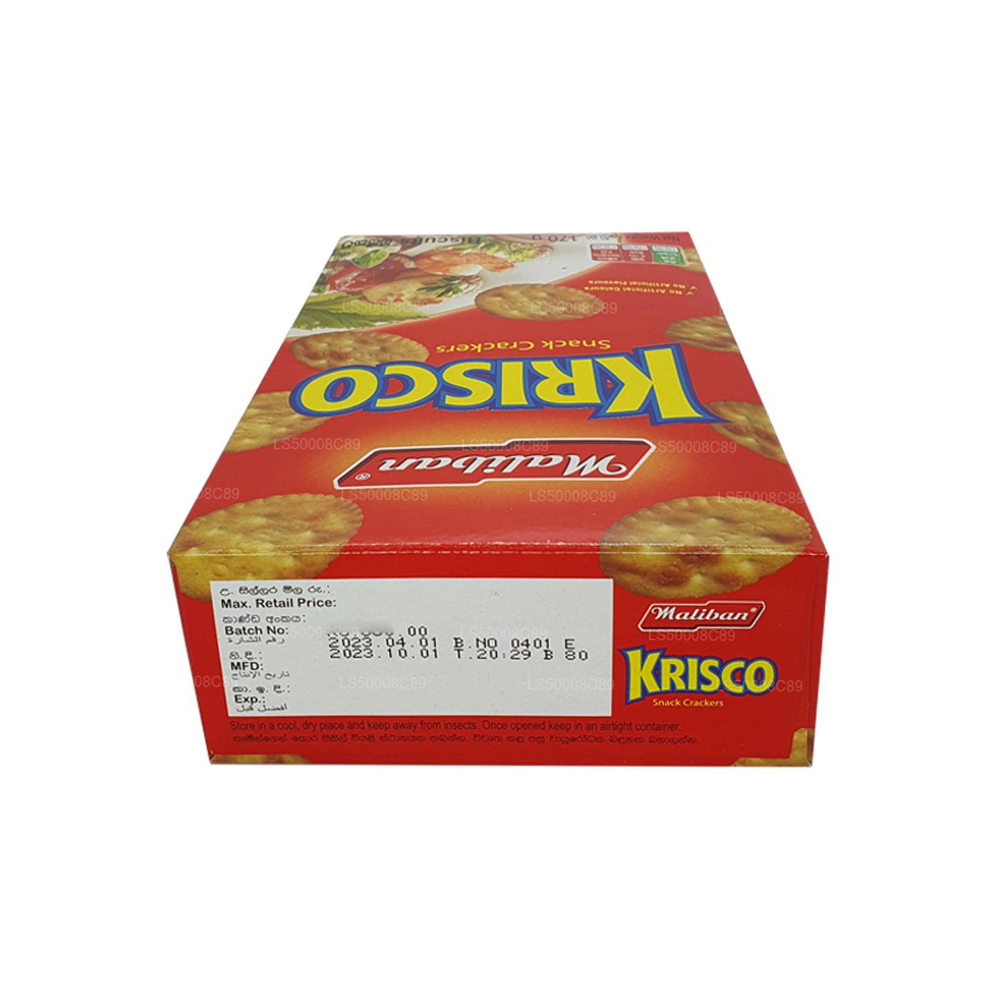 Maliban Krisco Snack Crackers Koekjes (170 g)