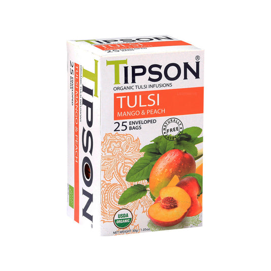 Tipson Tea biologische tulsi met mango-perzik (30 g)