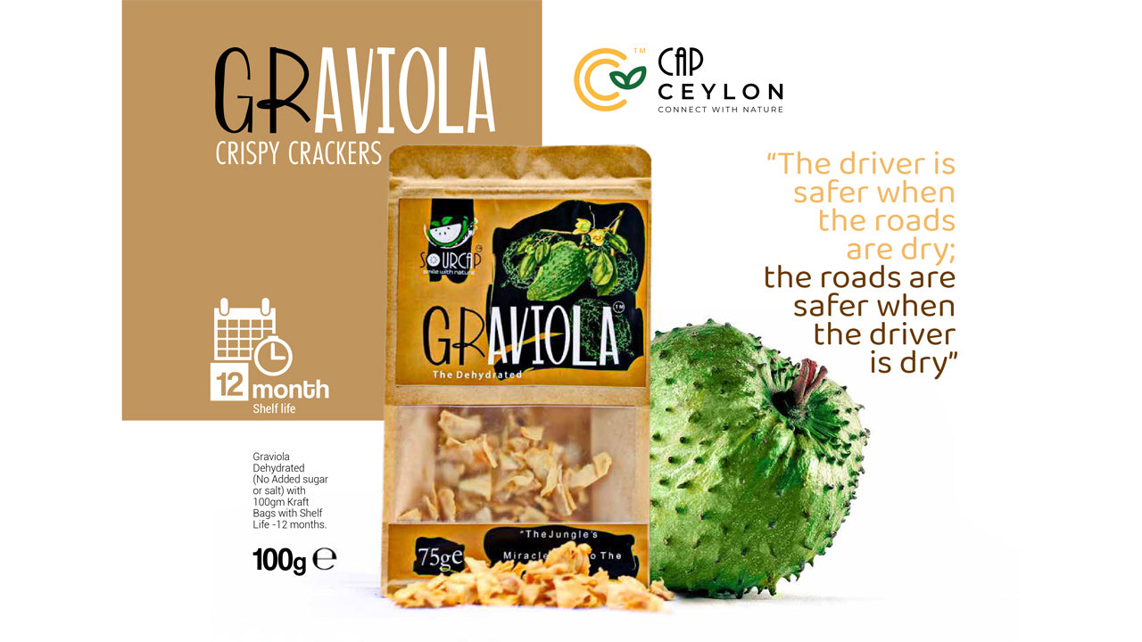 CAP Ceylon Graviola Crispy Crackers (75g)