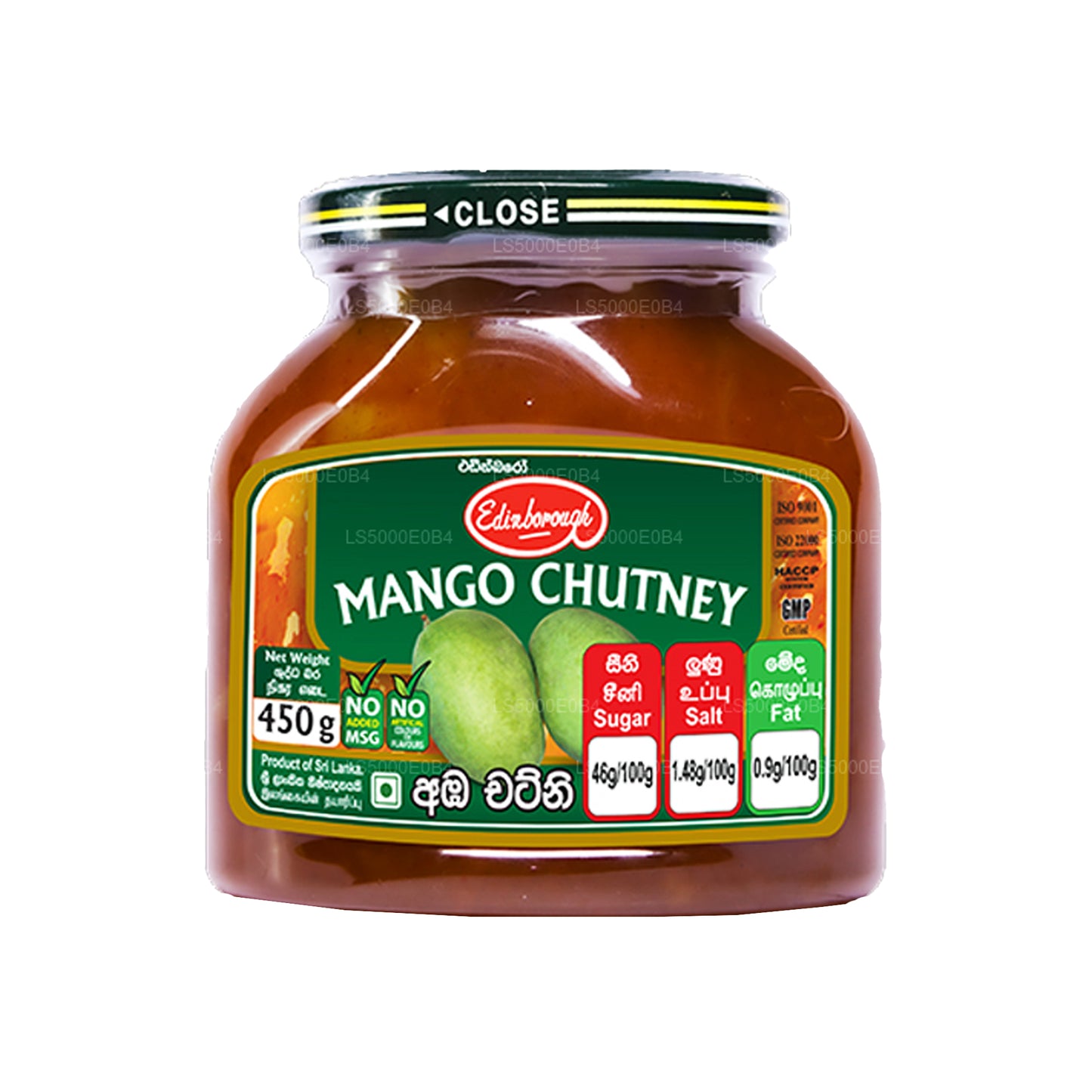 Mangochutney uit Edinburgh (450 g)