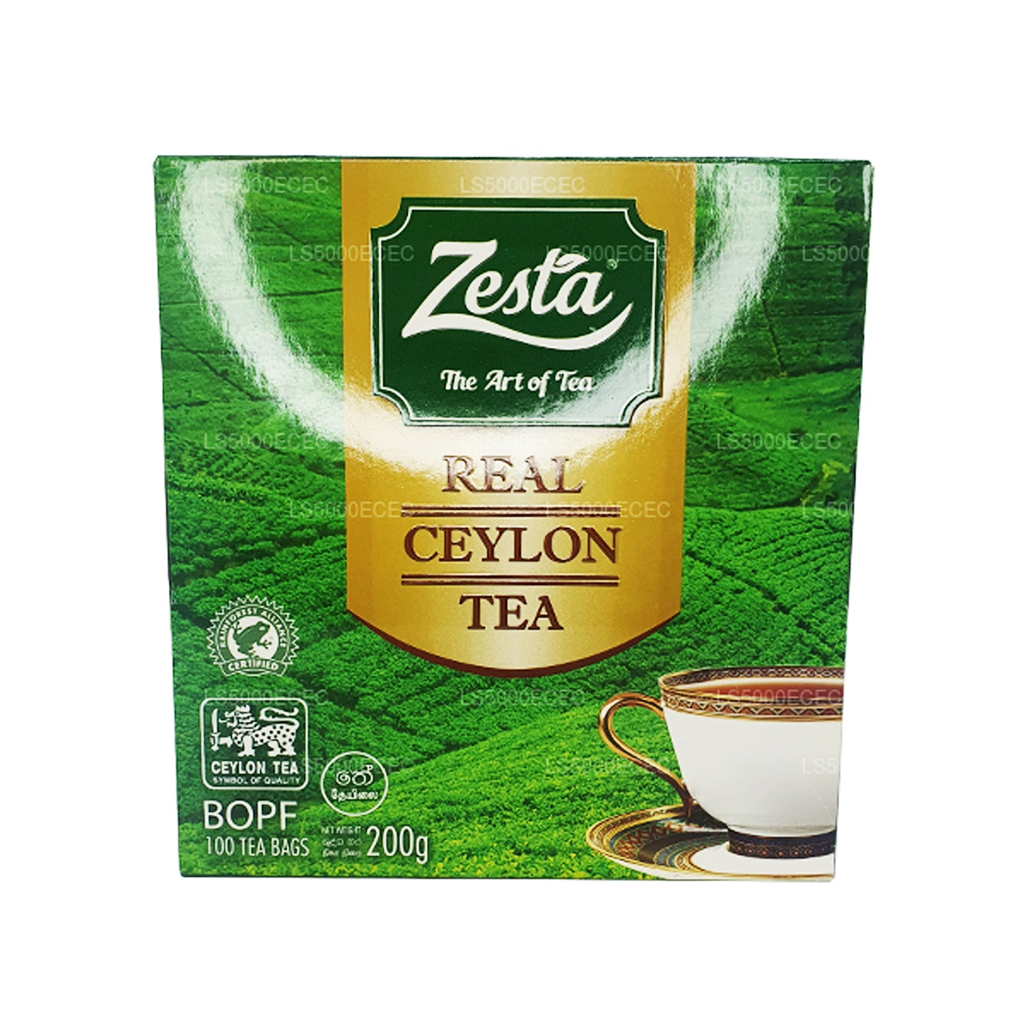 Zesta Real Ceylon-thee (200 g) 100 theezakjes