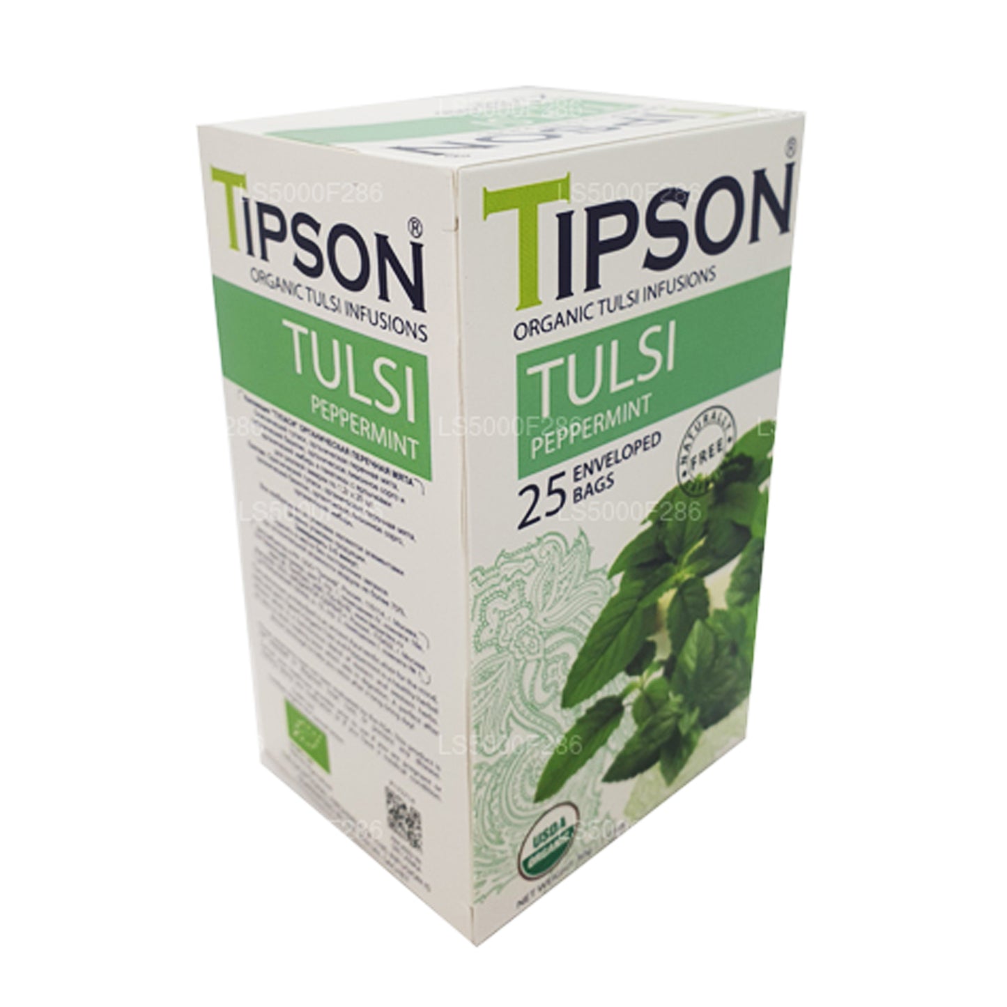 Tipson Tea biologische tulsi met pepermunt (30 g)