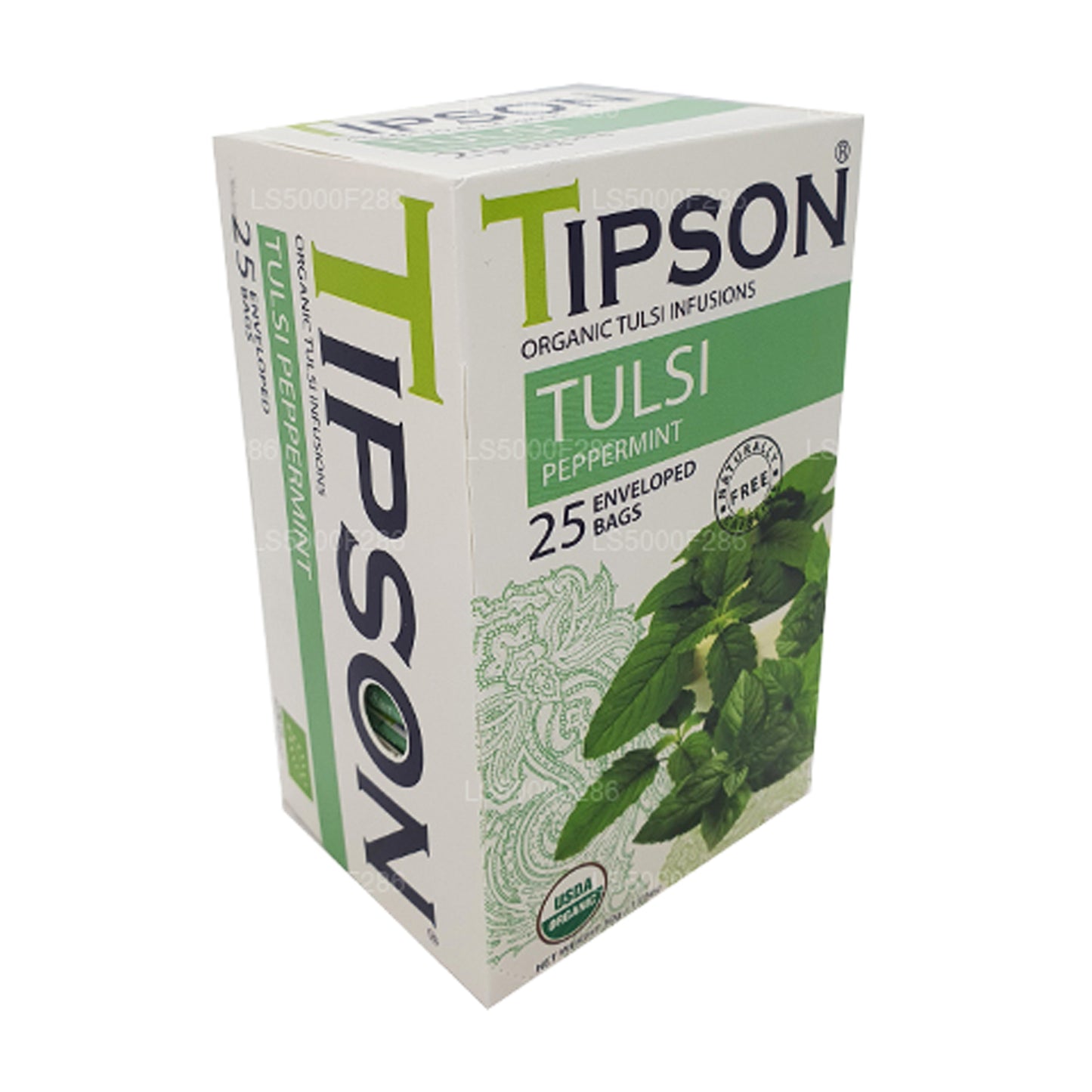 Tipson Tea biologische tulsi met pepermunt (30 g)