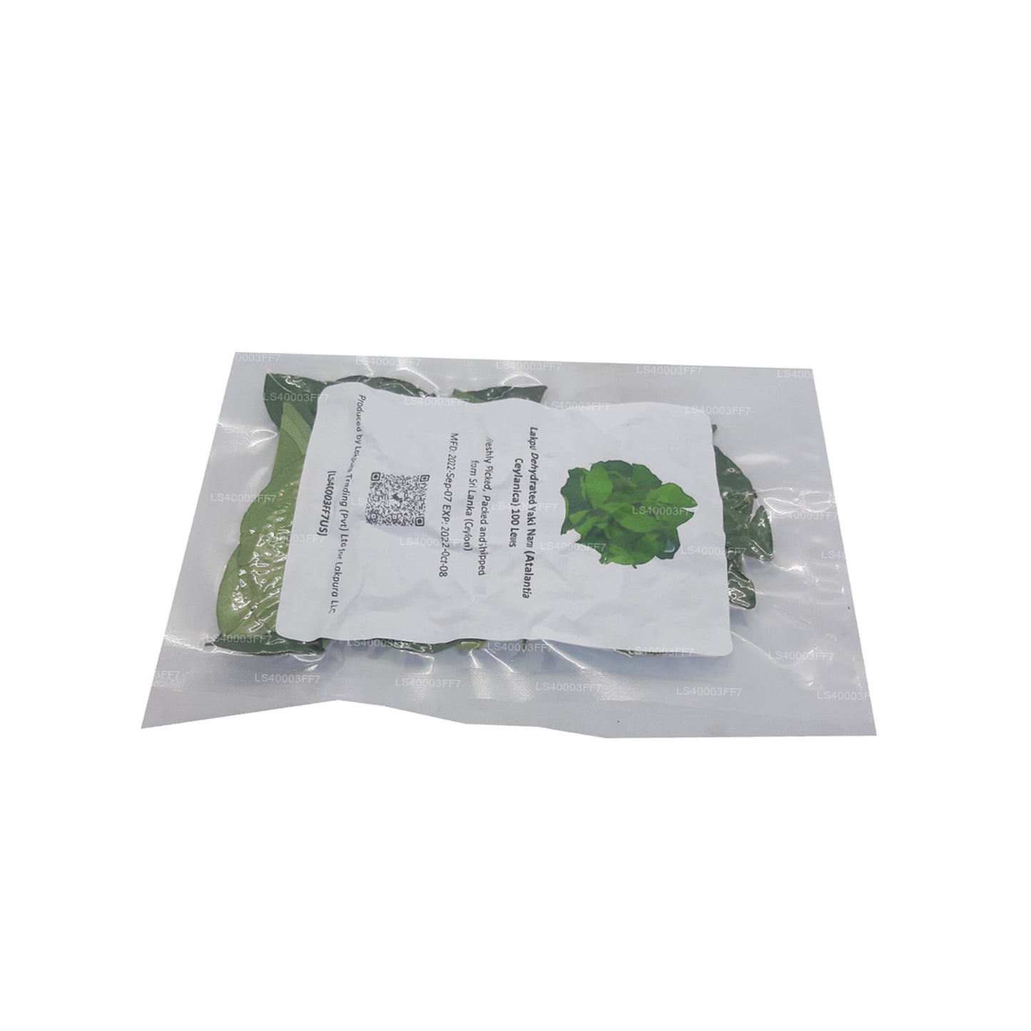 Lakpura gedehydrateerde bladeren van Yaki Naran (Atalantia Ceylanica) (100 g)
