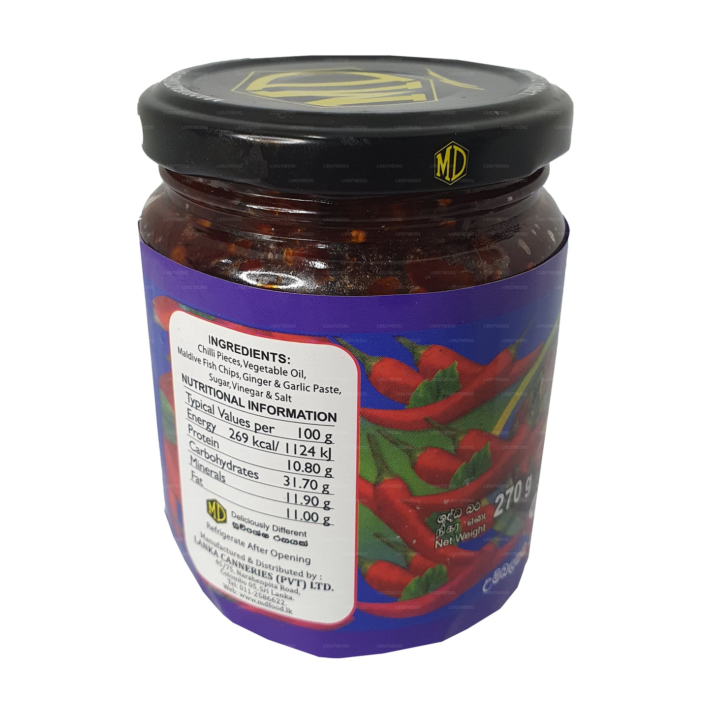 MD Chinese chilipasta met maldivievis (270 g)