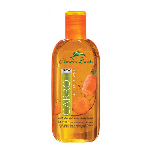 Nature's Secrets Carrot Soft gezichtsreiniger (100 ml)