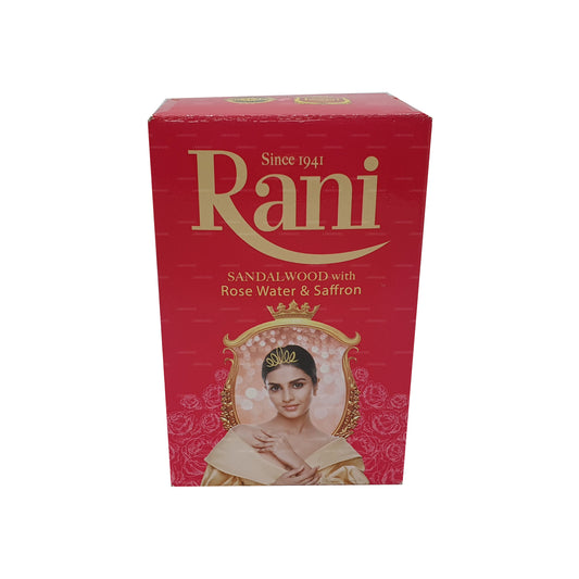 Swadeshi Rani Sandalwood Rose Water & Saffron Soap (90g)