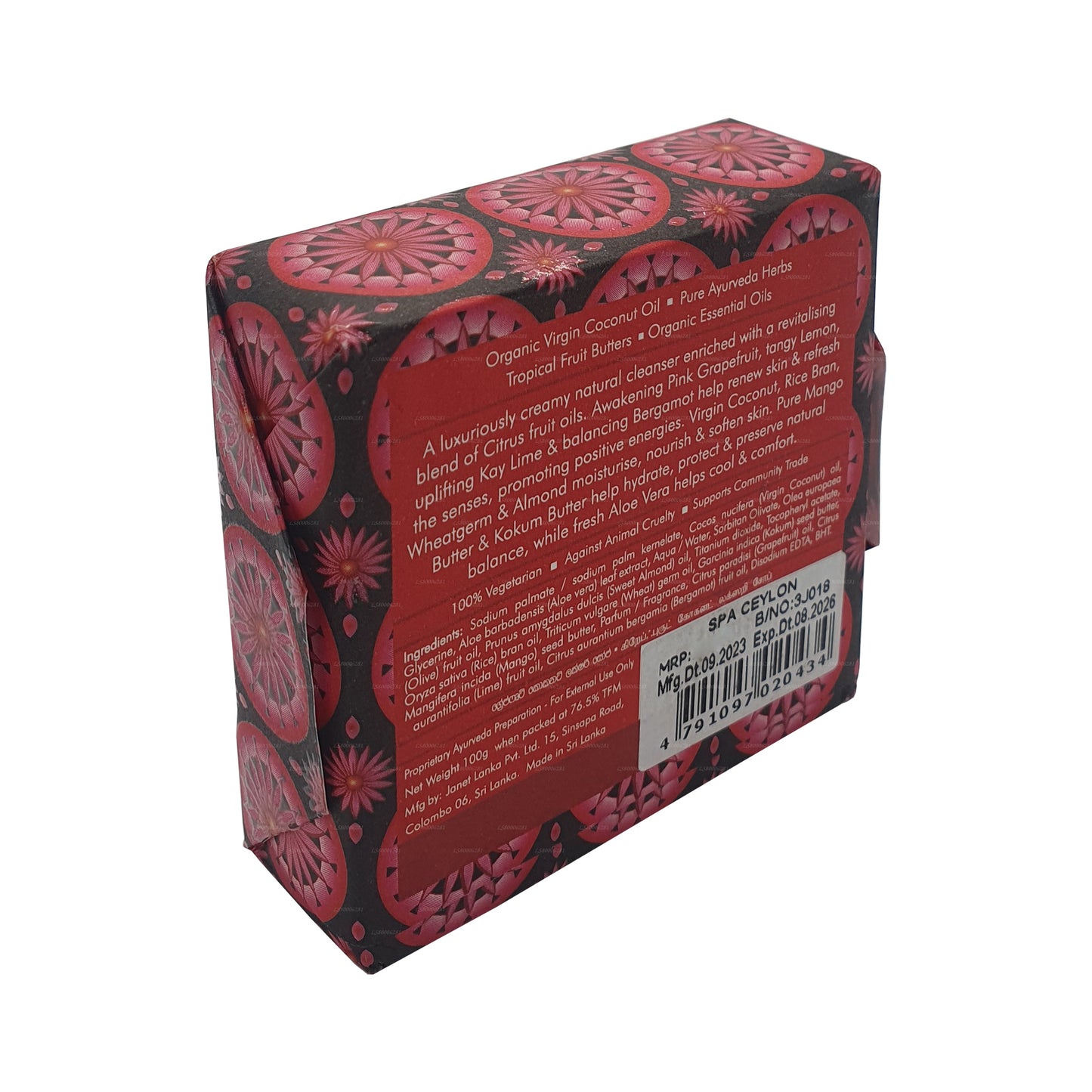 Spa Ceylon Grapefruit Coconut Luxe Zeep (100 g)