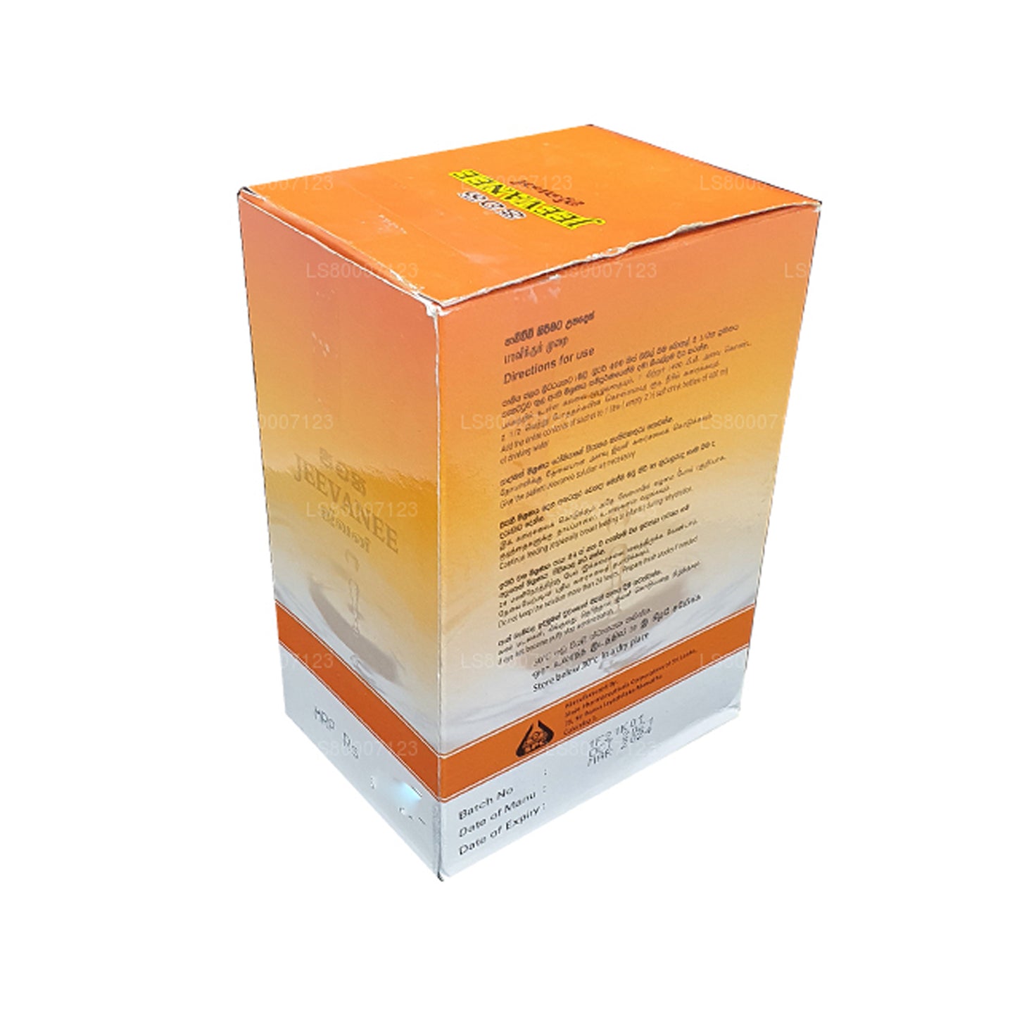 Jeevanee orale rehydratatiezouten met sinaasappelsmaak (25 zakjes)