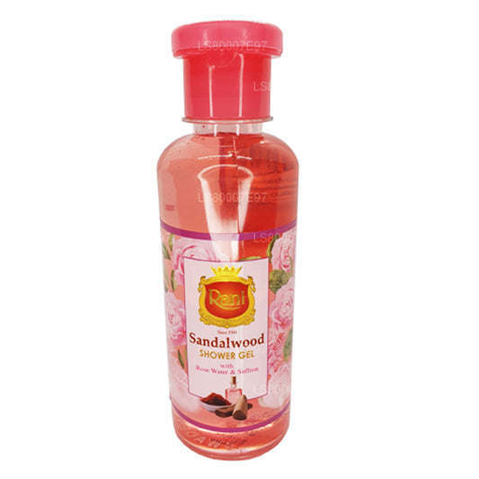 Swadeshi Rani Sandalwood douchegel rozenwater en saffraan (250 ml)