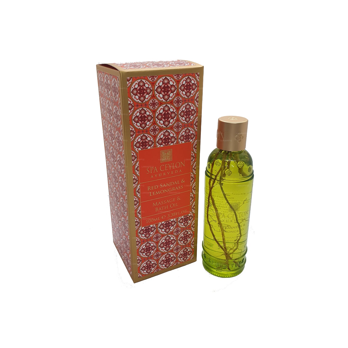 Spa Ceylon rode sandaal, citroengras en badolie (150 ml)