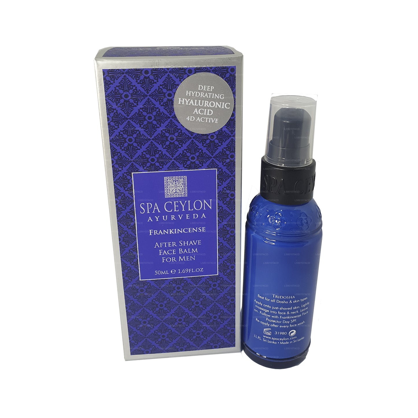 Spa Ceylon Frankincense Rituals voor mannen gezichtsbalsem voor na het scheren (60 ml)