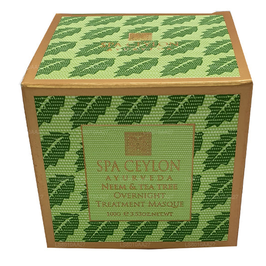Spa Ceylon masker voor nachtbehandeling met neem en theeboom (100 g)