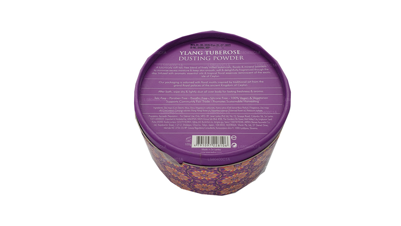 Spa Ceylon Ylang Tuberose - Stofpoeder voor het lichaam (100 g)