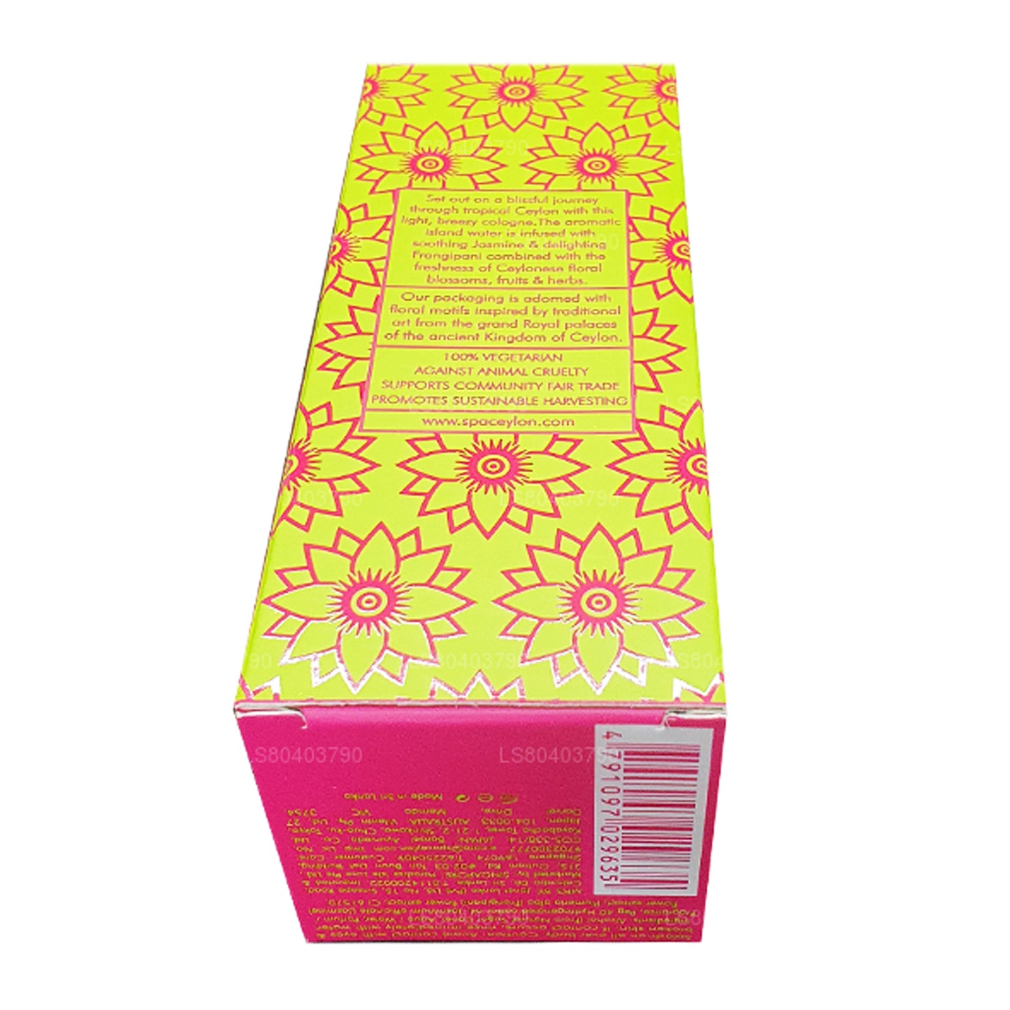 Spa Ceylon Jasmine Frangipani Eau de Ceylon (100 ml)