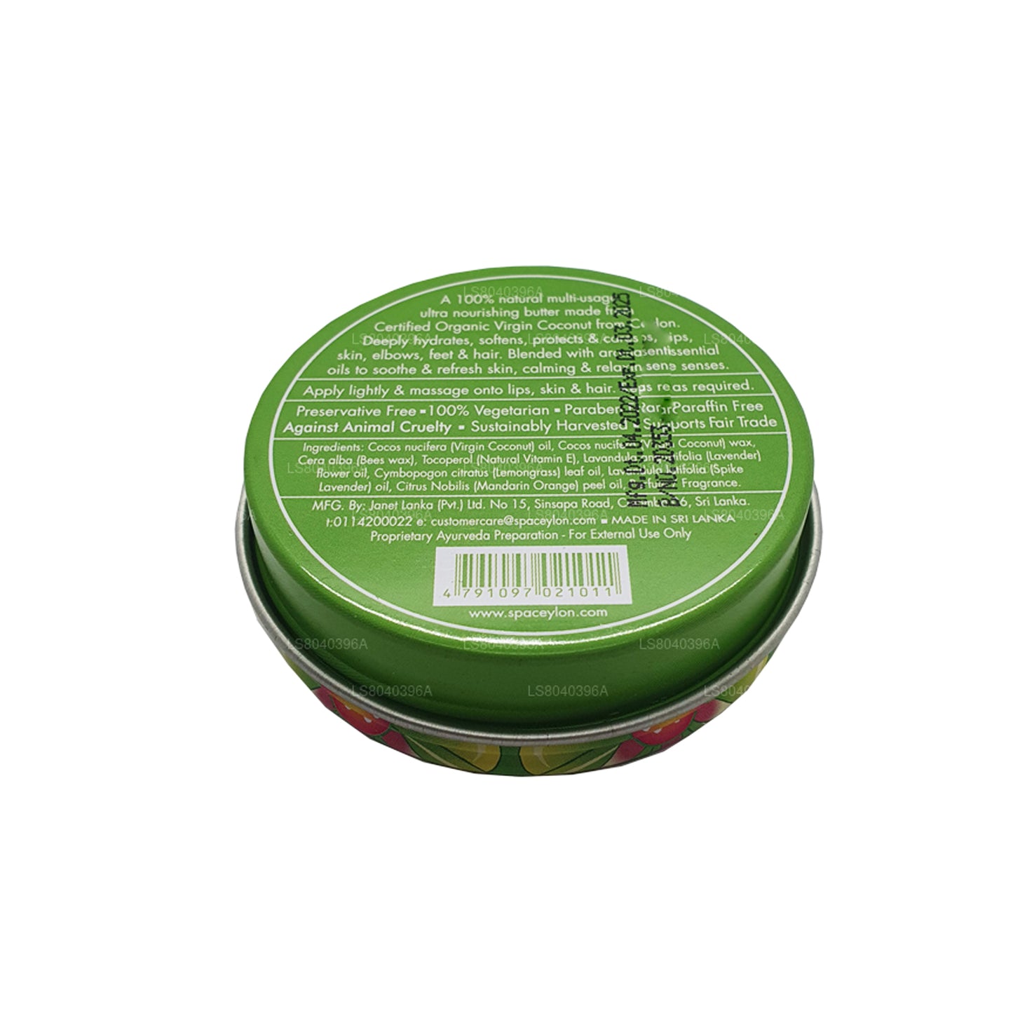 Spa Ceylon Lemongrass Natuurlijke Kokosboter van Mandarijn (25 g)