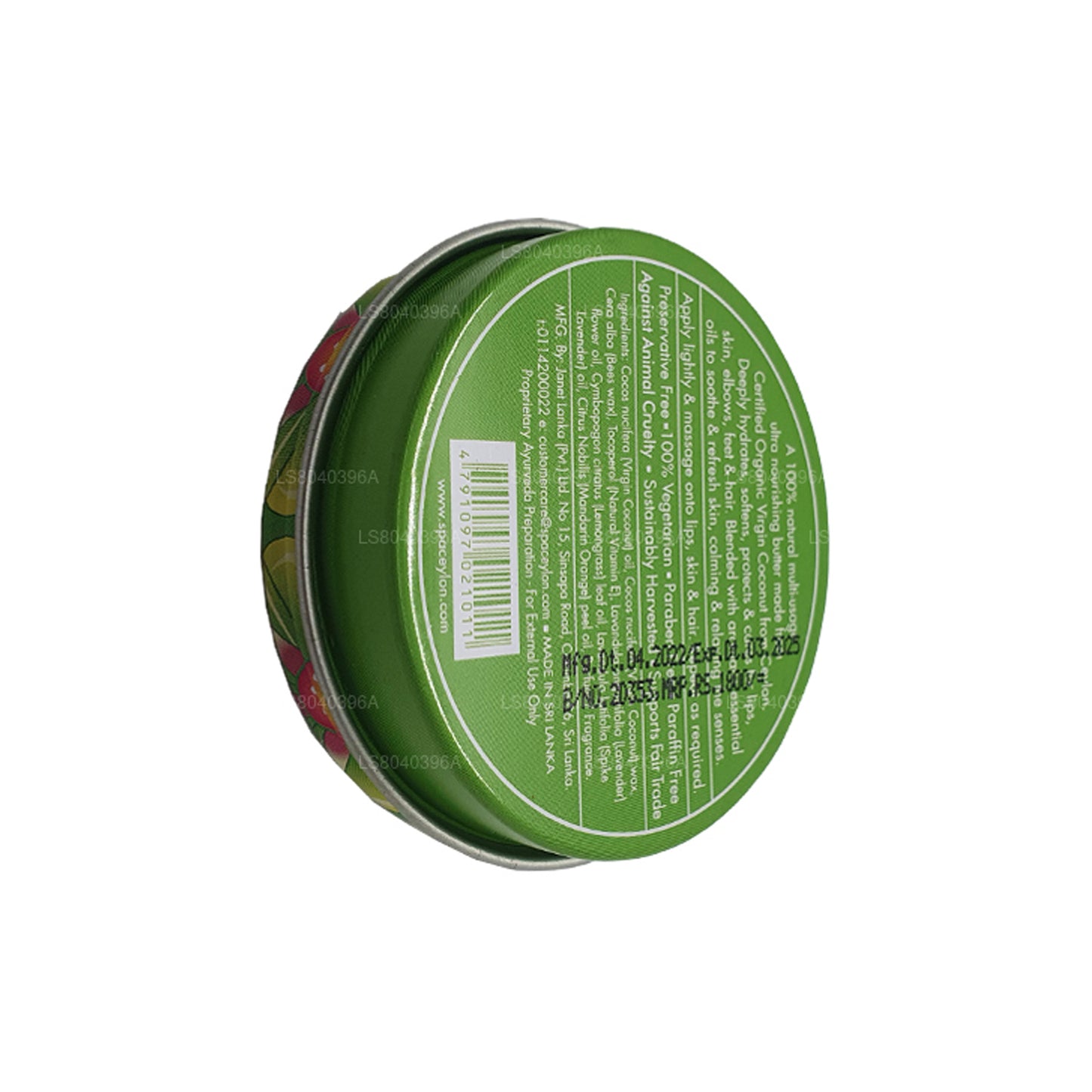 Spa Ceylon Lemongrass Natuurlijke Kokosboter van Mandarijn (25 g)