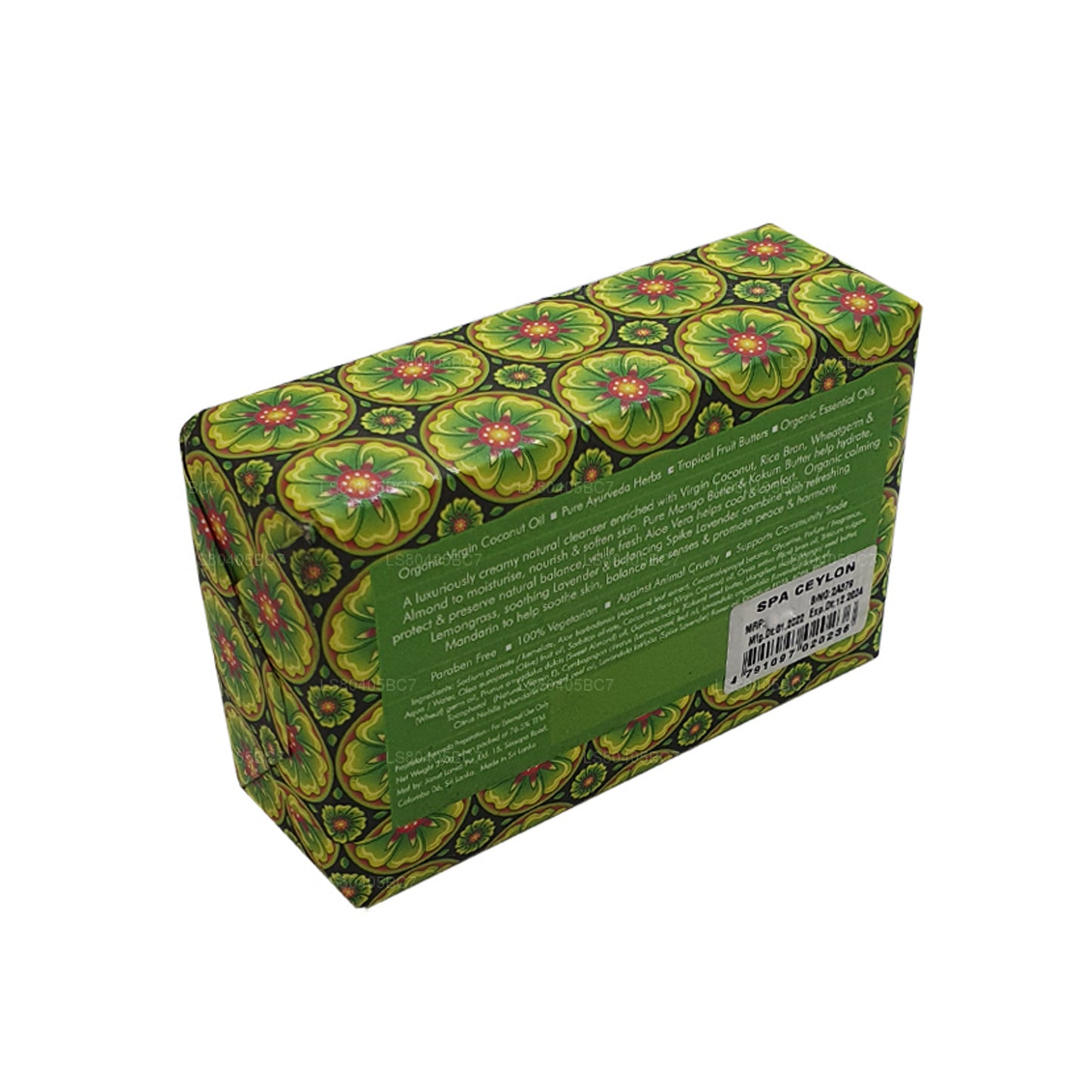 Spa Ceylon Lemongrass Mandarijn luxe zeep (250 g)