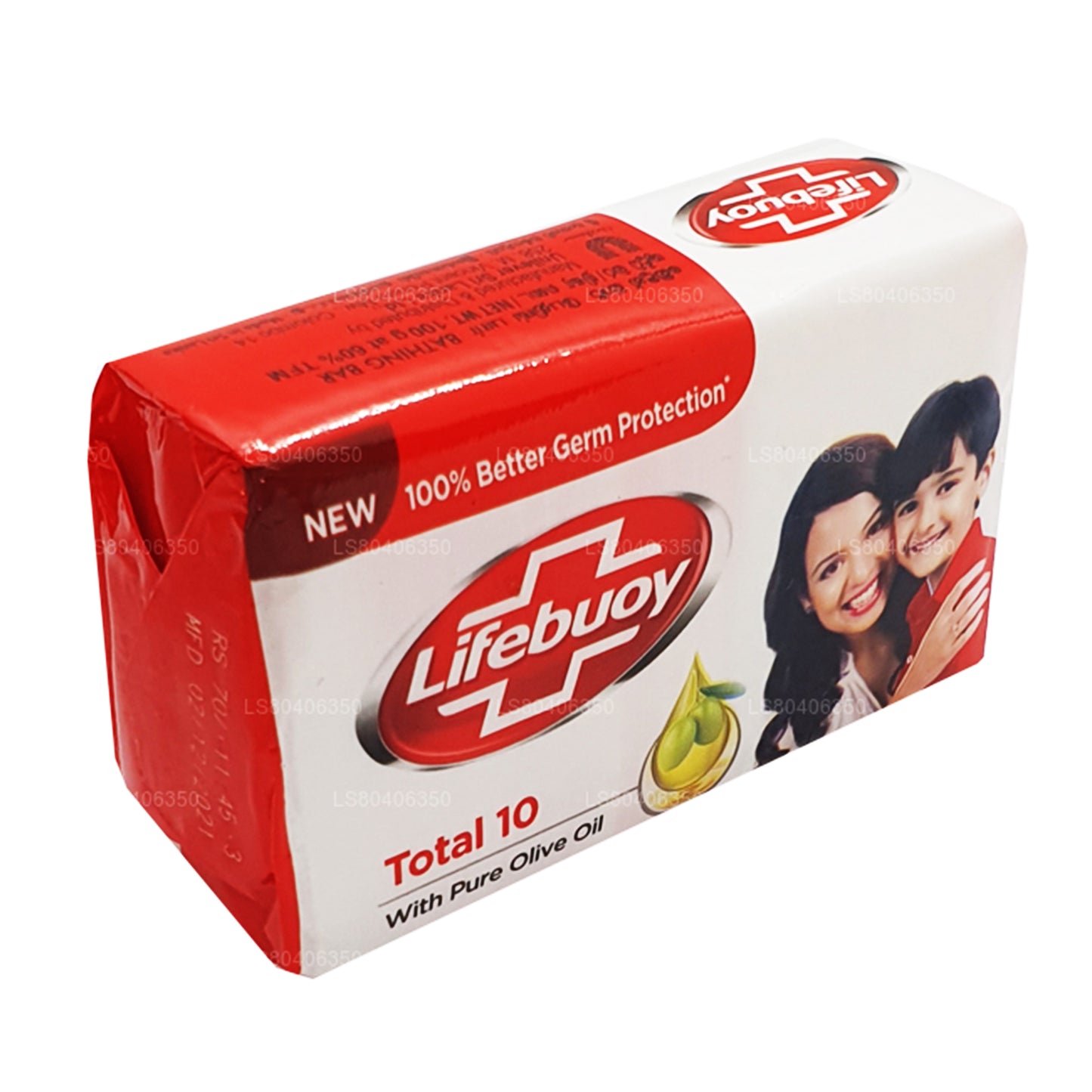 Lifebuoy Total 10 met pure olijfolie lichaamszeep (100 g)